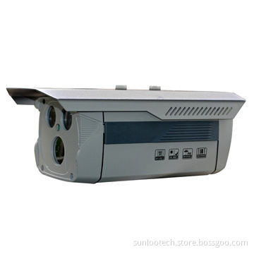 Vandal-proof IP camera, supports ONVIF, P2P, two-way audio and PoE optional